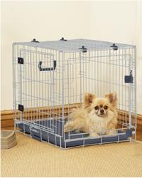 2 door fold flat dog den for small dogs
