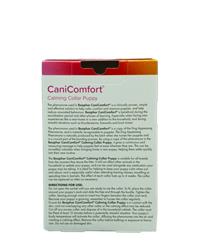Back of CaniComfort Calming Puppy Collar Packet
