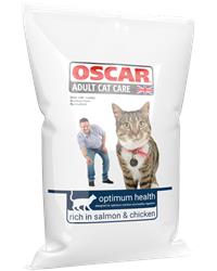 Bag of OSCAR Adult Cat Care Rich in Salmon & Chicken