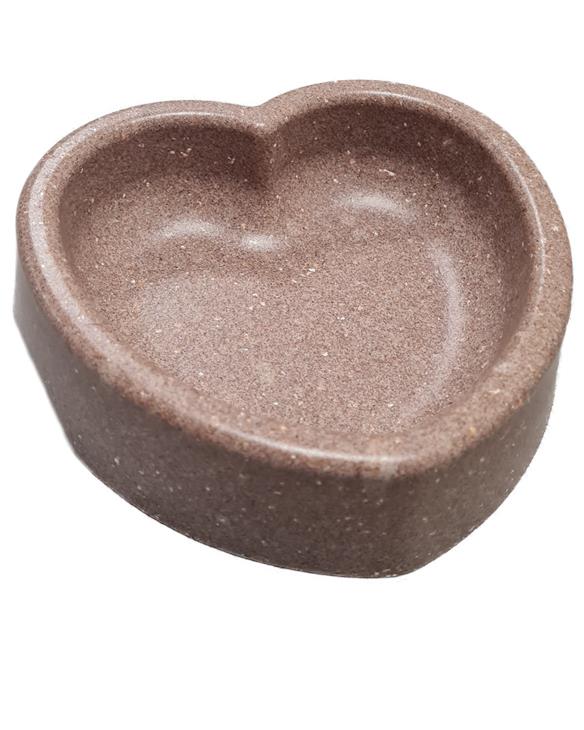 Heart shaped eco friendly bowl