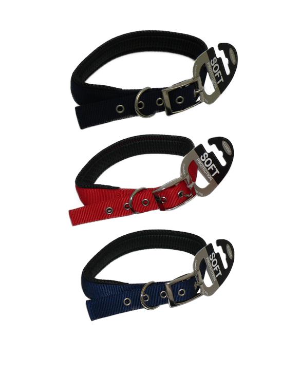 All three colours soft protection dog collar 