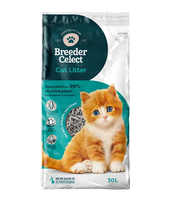 Breeder celect cat litter 30 litre bag