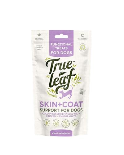 True Hemp skin & coat dog treats packet	