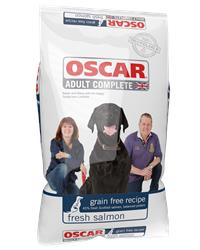 OSCAR adult fresh salmon dog food bag