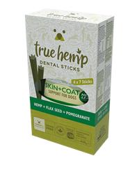 True Hemp skin & coat dental sticks box