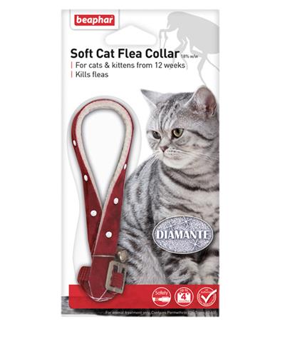 Beaphar soft cat flea collar packet