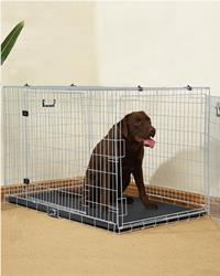 2 door fold flat dog den for large dogs