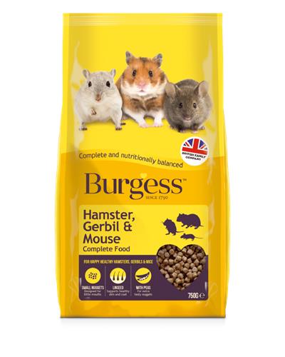Burgess excel hamster, gerbil & mouse nuggets