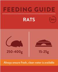 Burgess excel rat nuggets feeding guide