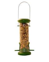 Premium seed feeder filled with seeds