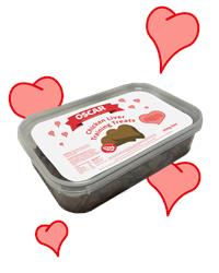 Liver training treats valentines packaging