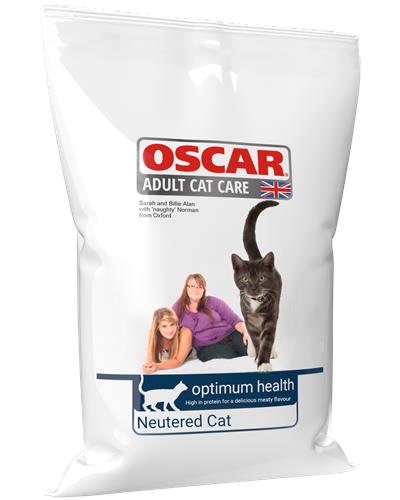 4kg bag of neutered cat food	