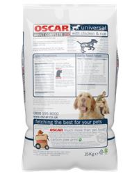 OSCAR adult universal chicken & rice rear bag photo	