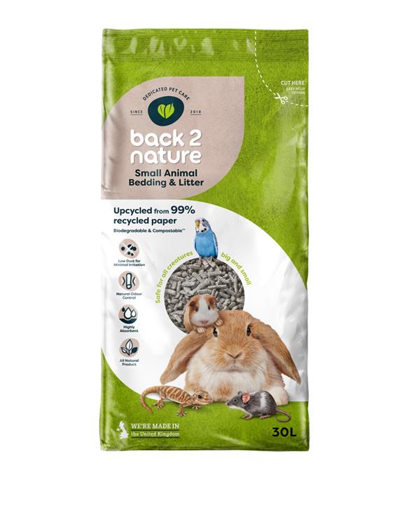 back-2-nature 30l small animal bedding & litter