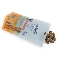 UC-II® Collagen Bedtime Treats for Dogs 60 chews bag with treats spilling out 