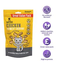 The benefits of crunchy chicken cushions cat treats value pack 