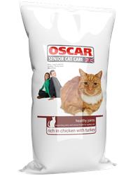 2kg Bag of Senior Care Cat Food Rich in Chicken with Turkey