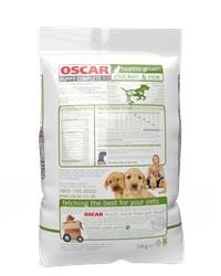 OSCAR Healthy Growth Puppy Chicken & Rice Bag Back