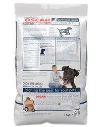 OSCAR Adult Chicken & Rice Bag Back
