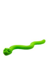 Large interactive snake dog toy in green