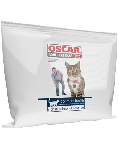 400g Bag of OSCAR Adult Cat Care Rich in Salmon & Chicken