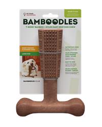 Bamboodles t bone chew chicken large front	