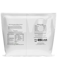 Rear Bag of OSCAR adult cat care rich in salmon & chicken