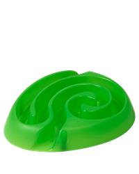 Buster interactive dog feeder lime green