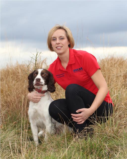 Shelley Audis-Riddell with Alfie the Spaniel
